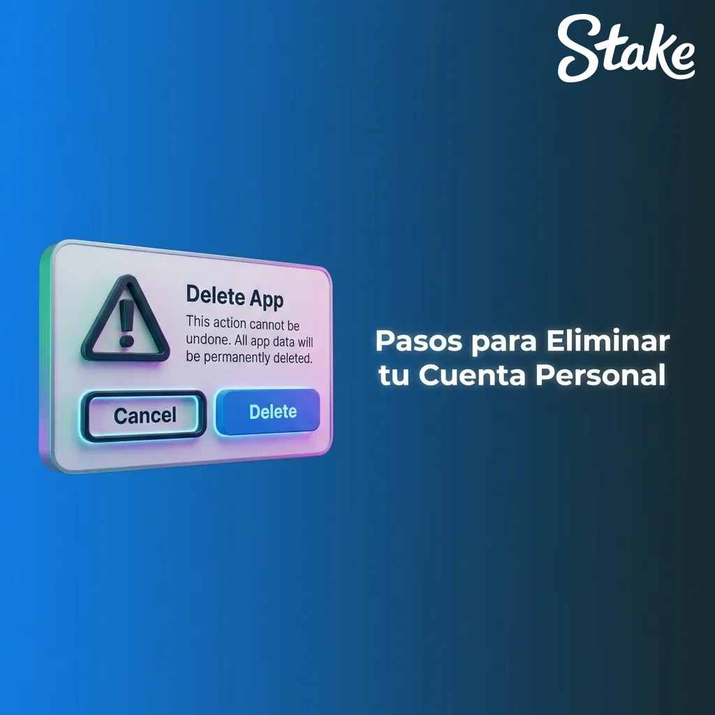 Guide showing four steps to permanently delete a personal account through support contact and verification.